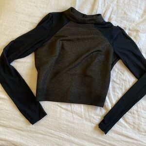Material girl Mesh long sleeve top